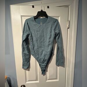 Target Blue Long Sleeve Bodysuit